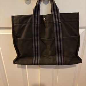 Hermes Stylish Black Tote Bag